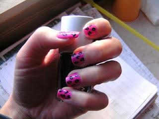 Nail art - Unghie leopardate!!eheh