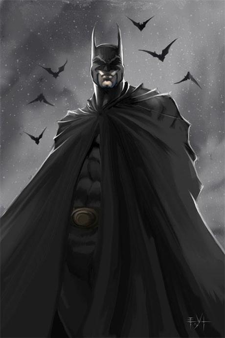 digital art batman