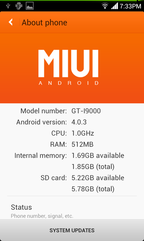 screenshot2012022019332 MIUI v4 per Samsung Galaxy S i9000 Disponibile [Download]