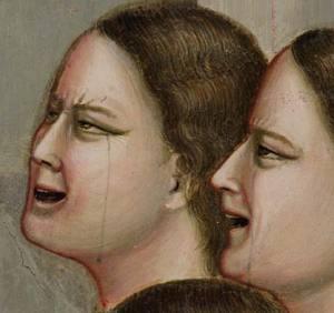 Rubando con le lacrime agli occhi