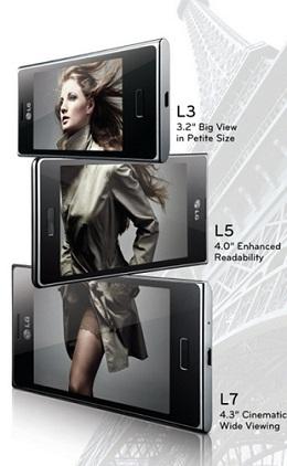 lg l 2 LG Optimus L3, L5 e L7 : ecco i nuovi Android di LG