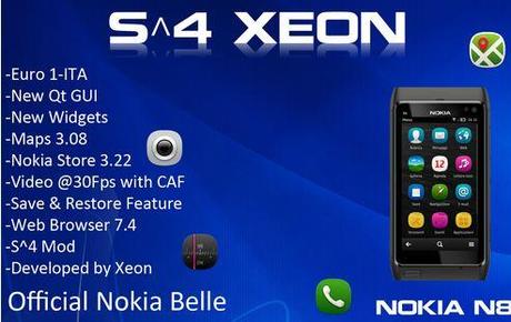 CFW S^4 Xeon 2.6 per Nokia N8