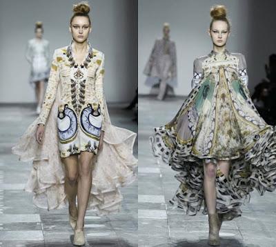 Mary Katrantzou AW12 . Print Evolution.( Primark try to copy that!)