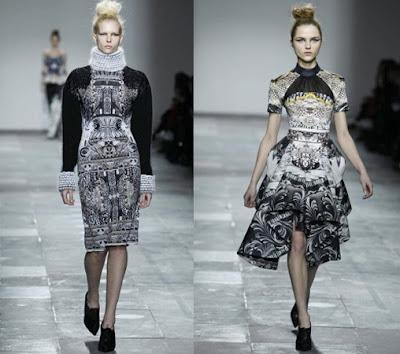 Mary Katrantzou AW12 . Print Evolution.( Primark try to copy that!)