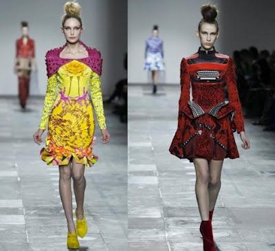 Mary Katrantzou AW12 . Print Evolution.( Primark try to copy that!)