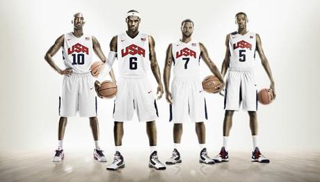 Basket, Usa: Nike svela le nuove eco-divise del Dream Team per le Olimpiadi di Londra 2012