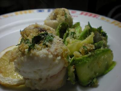 Involtini di pesce e zucchine con Beccafico al limone