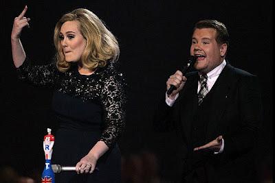 Ai Brit Awards 2012 Adele non si contiene