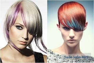 Idee, capelli colorati.