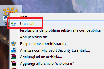 Come disinstallare semplicemente i programmi da Windows