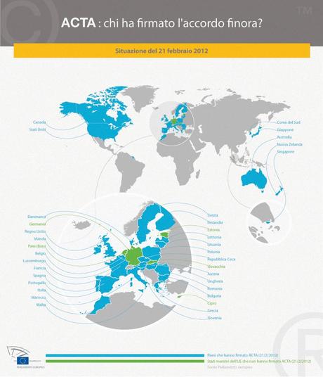Acta: chi ha firmato l'accordo al 21 febbraio 2012