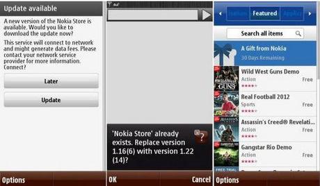 Update: Nokia Store v1.22(14) per Symbian S60 5th Edition