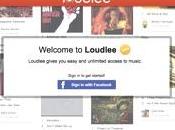 Loudlee servizio ascolare musica online simile Pinterest