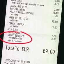 Palermo: chiedi lo scontrino ti conviene. Sconto del 20%. Iniziativa di Rossopomodoro