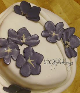 Torta con Violette !