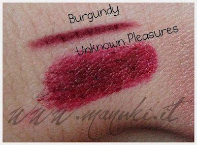 Review MAC Unknown Pleasures Mattene Lipstick & Lip Liner Burgundy