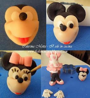 Minnie sulla torta...