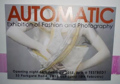 My LFW AW12.  AUTOMATIC Exhibition of  Fashion and Photography.