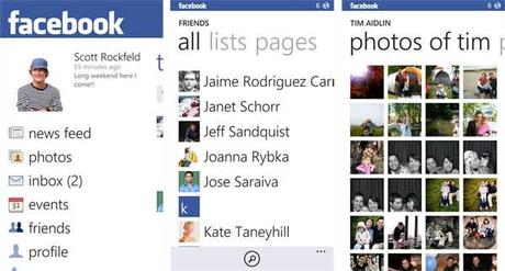 Aggiornamento Facebook per smartphone Windows Phone Lumia 900, 800 e 710