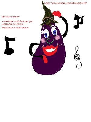 Mamma mi aiuti a disegnare?Una simpatica melanzana in 7 step!