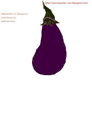 Mamma mi aiuti a disegnare?Una simpatica melanzana in 7 step!