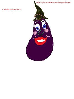 Mamma mi aiuti a disegnare?Una simpatica melanzana in 7 step!