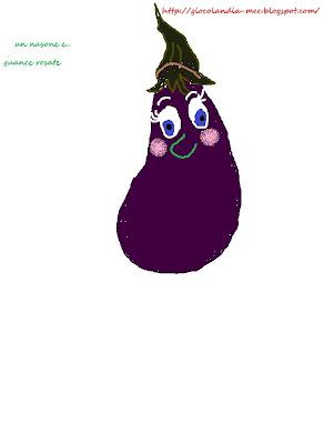 Mamma mi aiuti a disegnare?Una simpatica melanzana in 7 step!