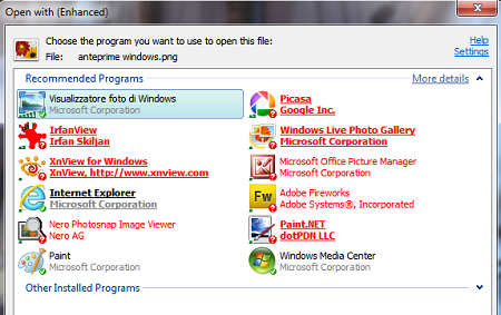 Open With Enhanced: come migliorare la finestra di dialogo “Apri Con”