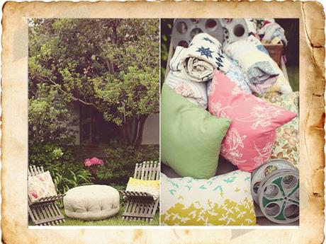 Shabby Chic On Friday: Backyard Movie Night Inspiration...