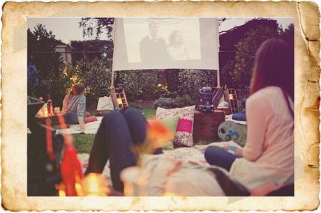 Shabby Chic On Friday: Backyard Movie Night Inspiration...