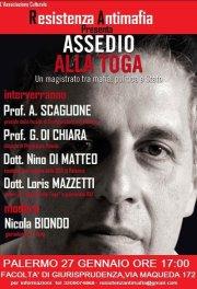 Assedio alla toga: la presentazione del libro a Palermo