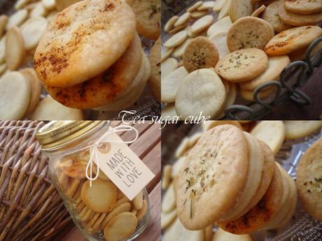 Mini crackers con farina di riso