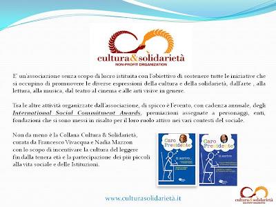 Evento 19 marzo 2012: Presentazione prossimo libro di Maria Rita Parsi edito da Cultura & Solidarietà