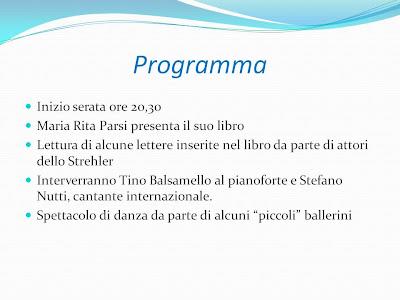 Evento 19 marzo 2012: Presentazione prossimo libro di Maria Rita Parsi edito da Cultura & Solidarietà