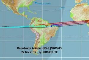 Oggetto caduto in Brasile: Probabilmente è un pezzo di un razzo Ariane