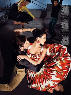 Dolce & Gabbana p/e 2012 report su Marie Claire Espana
