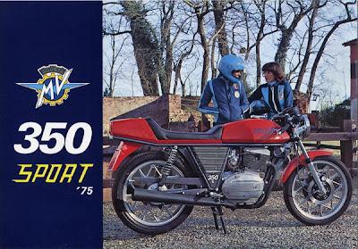 Vintage Brochures: MV Agusta 350 S Ipotesi 1975