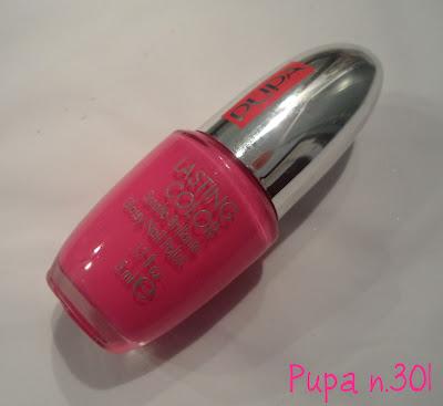 Pupa Lasting Color n.209,n.301,n.508 e n.505 - Promozione 1 Fan 1 Smalto