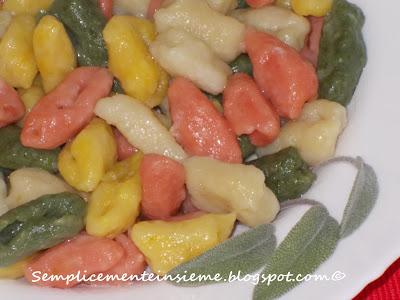 Gnocchi colorati