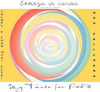 guscio di cioccolato in guazzetto di salsa allo zafferano