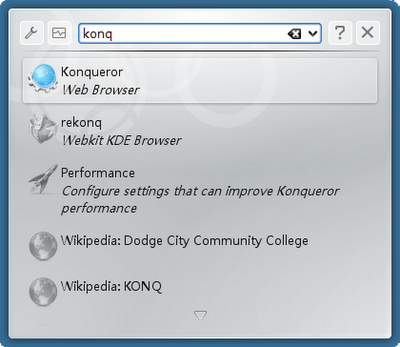 Guida a KRunner strumento per cercare ed avviare file ed applicazioni in KDE.