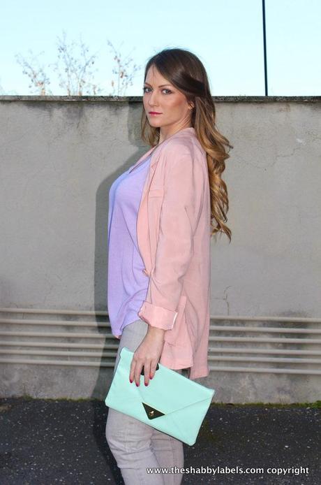 Pastel color blocking: Rosa, Lilla e Menta