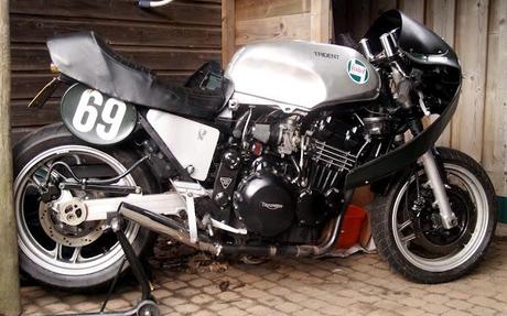 Triumph Trident 750 caferacer: THE MOVIE