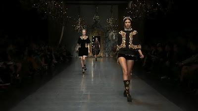 The Dolce & Gabbana catwalk a/i 2012/13 Women .... Romanticismo Barocco