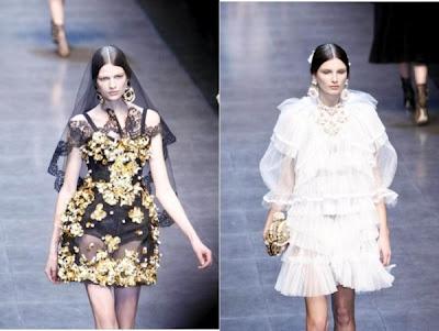 The Dolce & Gabbana catwalk a/i 2012/13 Women .... Romanticismo Barocco