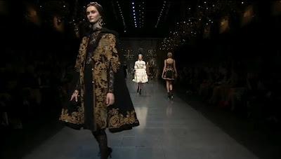 The Dolce & Gabbana catwalk a/i 2012/13 Women .... Romanticismo Barocco