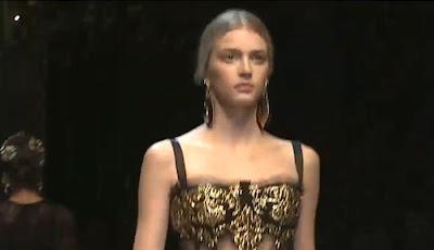 The Dolce & Gabbana catwalk a/i 2012/13 Women .... Romanticismo Barocco