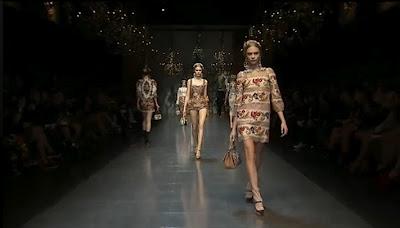 The Dolce & Gabbana catwalk a/i 2012/13 Women .... Romanticismo Barocco