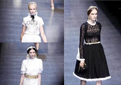 The Dolce & Gabbana catwalk a/i 2012/13 Women .... Romanticismo Barocco