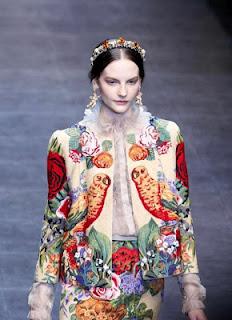 The Dolce & Gabbana catwalk a/i 2012/13 Women .... Romanticismo Barocco